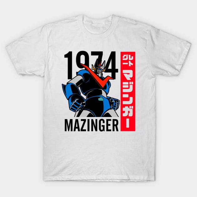 360 Great Mazinger 1974 T-Shirt by Yexart